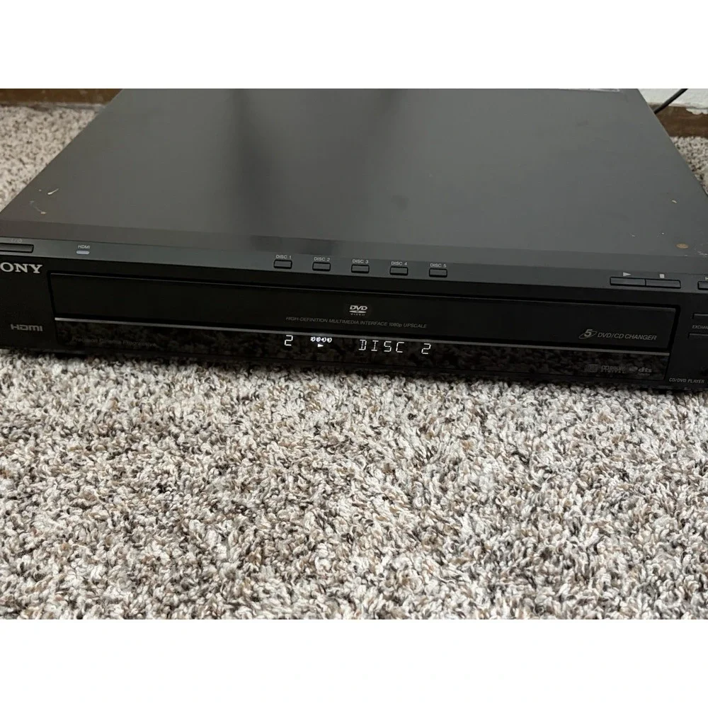 Sony 5 Disc Changer Player Carousel (DVP-NC800H DVD/CD (HDMI)) No Remote Works